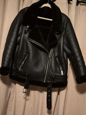 Faux Leather Jacket